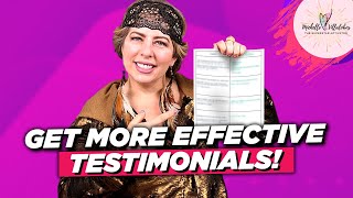 How To Use A Template To Get A Testimonial From A Client