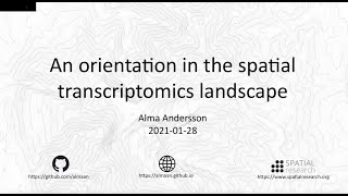 11 Spatial Transcriptomics — 07 Summary