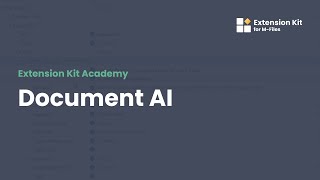 Introduction to Document AI module
