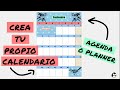 Cómo Hacer Un Calendario Para Imprimir + Planificador Mensual O Planner Con Openoffice (2017)