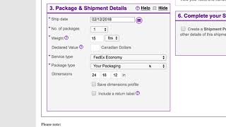 How To Create a Domestic Shipment