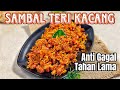 TAHAN LAMA & TETAP KRIUK GARING❗️1 BULAN DI SUHU RUANG  RESEP SAMBAL TERI KACANG