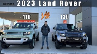 Rare Comparison. 2023 Land Rover DEFENDER 110 vs 130