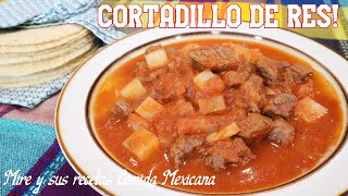 Riquisimo Cortadillo de Res Receta Casera