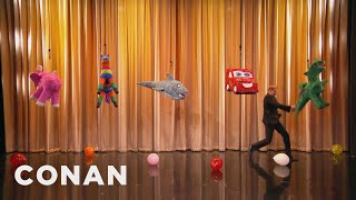 Conan's 1 Minute Piñata Workout | CONAN on TBS