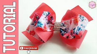 Laço Celia Elysa Ver 2 🎀 Ribbon Bow Tutorial 🎀 DIY by Elysia Handmade