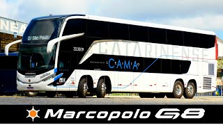 O MARCOPOLO G8 DOUBLE DECKER DA CATARINENSE É MERECEDES BENZ!! ISSO IMPORTA?