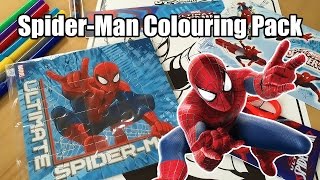 Spider-Man Colouring Pack - Fun Coloring Pack with Spiderman Stickers