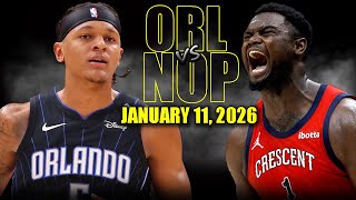 Orlando Magic vs New Orleans Pelicans Full Game Highlights – January 11, 2026 | NBA Season