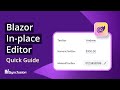 Blazor In-place Editor: The Ultimate Feature Walkthrough