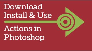 Photoshop Actions - How to download free actions, install and run them