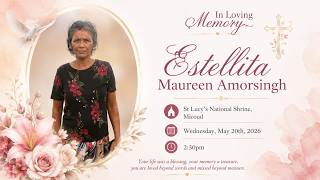 In Loving Memory of Estellita Maureen Amorsingh