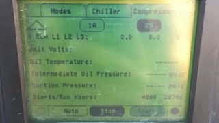 Trane Air cooled chiller. How To use- adaptive controller. Lock a circuit out