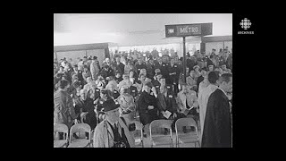 En 1967, inauguration de la ligne jaune du métro de Montréal après la fin des travaux