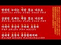 朝鮮音楽《총동원가 総動員歌》 カナルビ・漢字併記