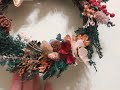 k教室 diy親子聖誕花圈 wreath for christmas 2019