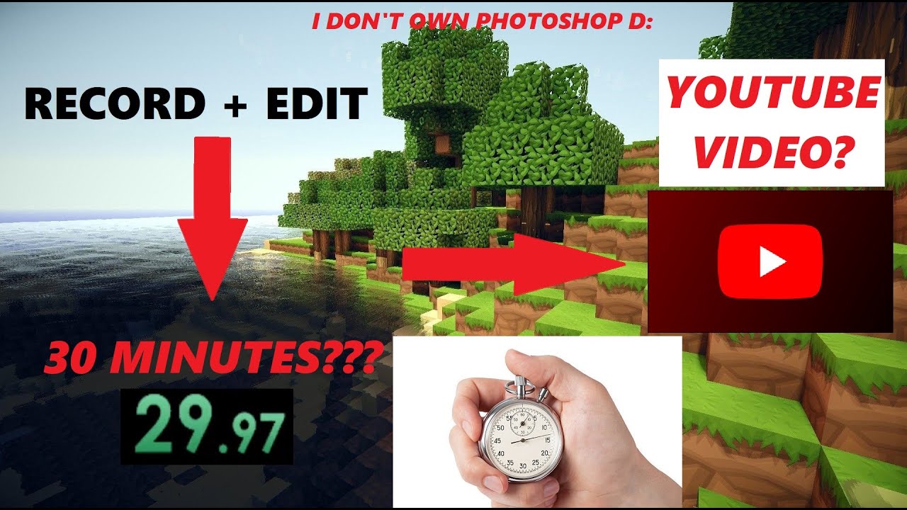 Can I Make A Minecraft Tutorial Video In 30 Minutes Youtube