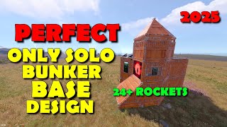 RUST PERFECT STRONG SOLO BUNKER BASE DESIGN 2025