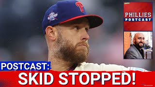 PHILLIES POSTCAST: Philadelphia Phillies SNAP 3-Game losing streak with 3-0 WIN over Guardians
