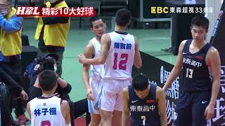 【2020-21 HBL籃球賽】東泰高中87 VS 能仁家商67 精彩好球！