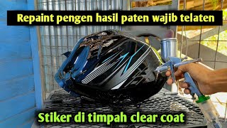 Rapi dan mulus hasil repaint pasti keren