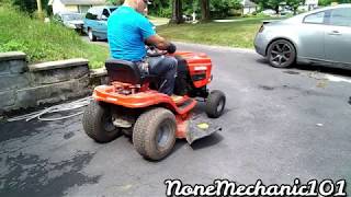 Craftsman T110 Lawn Mower Oil Change