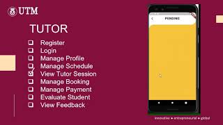 Personal Tutor Finder Mobile Application (Cikguu) | App Walkthrough | UTM