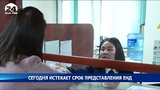 Сегодня истекает срок представления единой налоговой декларации, сообщает ГНС