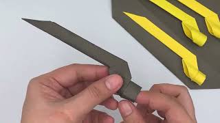 How to Make Paper Claws: Step-by-Step Origami Claws Tutorial for Beginners - DIY Wolverine Claw