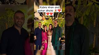 Kubra and gohar dholki night 🎉🥰❤️#kubrakhan #goharrasheed #fun #dholki #mehndi #shorts #ytshorts