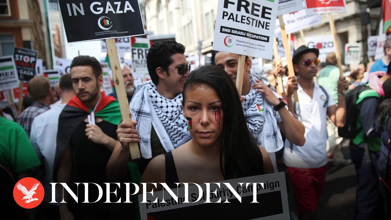 Pro-Palestinians Protest Outside Parliament As MPs Vote On Gaza ...