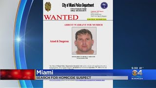 Search On For Miami Homicide Suspect