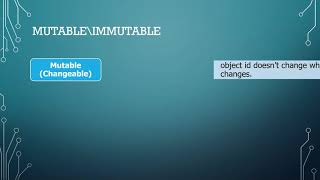 Mutable Vs Immutable in python