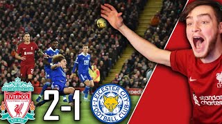FAES WITH A PHENOMENAL BRACE! 😂 | LIVERPOOL 2-1 LEICESTER - Liverpool Fan Match Reactions