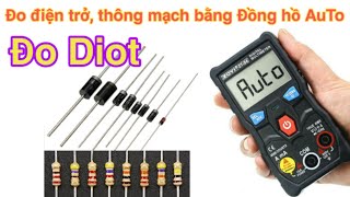 Đo Thông Mạch, Điện Trở, Diot bằng Đồng hồ AuTo ZoYi ZoTek ZT-S4