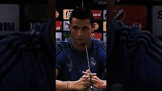 Don't ask Ronaldo stupid questions 😈🤫