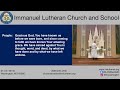 Gifts of Worship - Immanuel Lutheran Church - 10-09-2022 Service