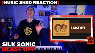 Music Teacher REACTS | Silk Sonic "Blast Off" | MUSIC SHED EP199