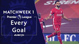 Every Premier League goal from 2020-21 Matchweek 1 | NBC Sports