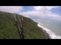 parapente carolles 1ier vol sur le site paragliding soaring normandie france