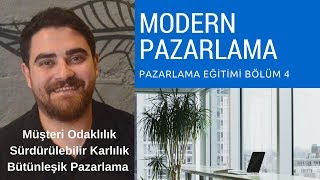 MÜŞTERİ ODAKLILIK, SÜRDÜRÜLEBİLİR KAR, BÜTÜNLEŞİK PAZARLAMA. Pazarlama Eğitimi 4. Bölüm