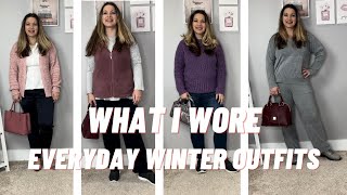 Everyday Casual Winter Outfits | What I Wore This Week | Realistic Winter Outfits | Weekly Outfits