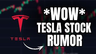 *NEW* Tesla Stock Rumor.. This Could Be Huge.