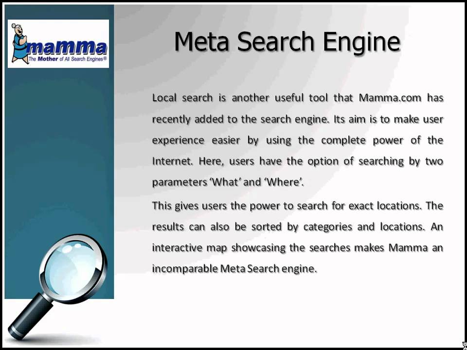 Meta Search Engine Youtube