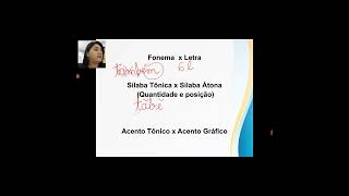 Revisão sobre fonética e regras gerais de acentuação gráfica.