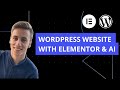 Build a Wordpress Website in 2026 Using Elementor & AI (Step by Step)