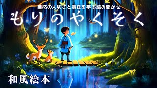 オリジナル和風絵本「森の約束」