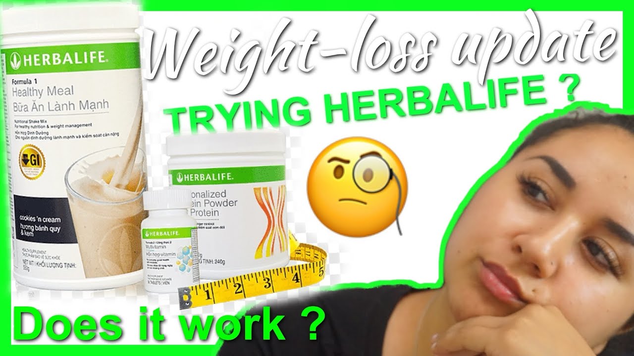 TRYING HERBALIFE??? **** WEIGHT-LOSS UPDATE*** - YouTube