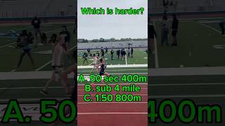 Comment down below which is harder 👇👇 #running #trending #athletics #viralvideo #recruitment