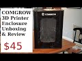 Unboxing & Review: COMGROW 3D printer enclosure